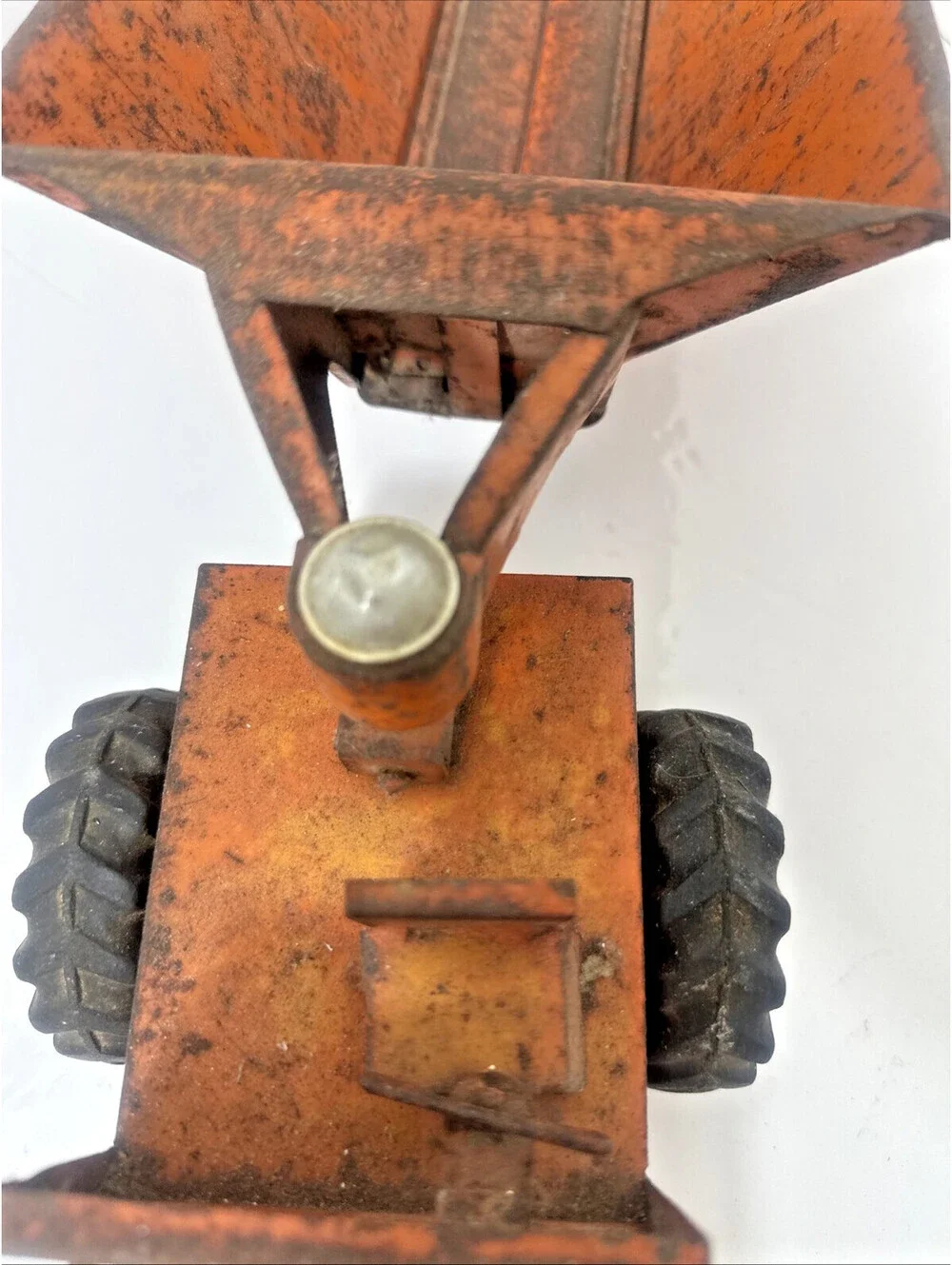 Vintage 1950s Structo Turnarocker Bottom Dump Earth Mover Pressed Steel Toy